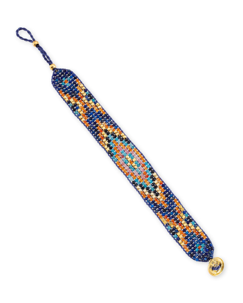 Britt Gold Beaded Bracelet in Multi Mix image number 1